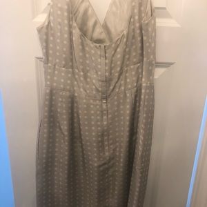 J.Crew size 4 silk Grey and white cocktail dress